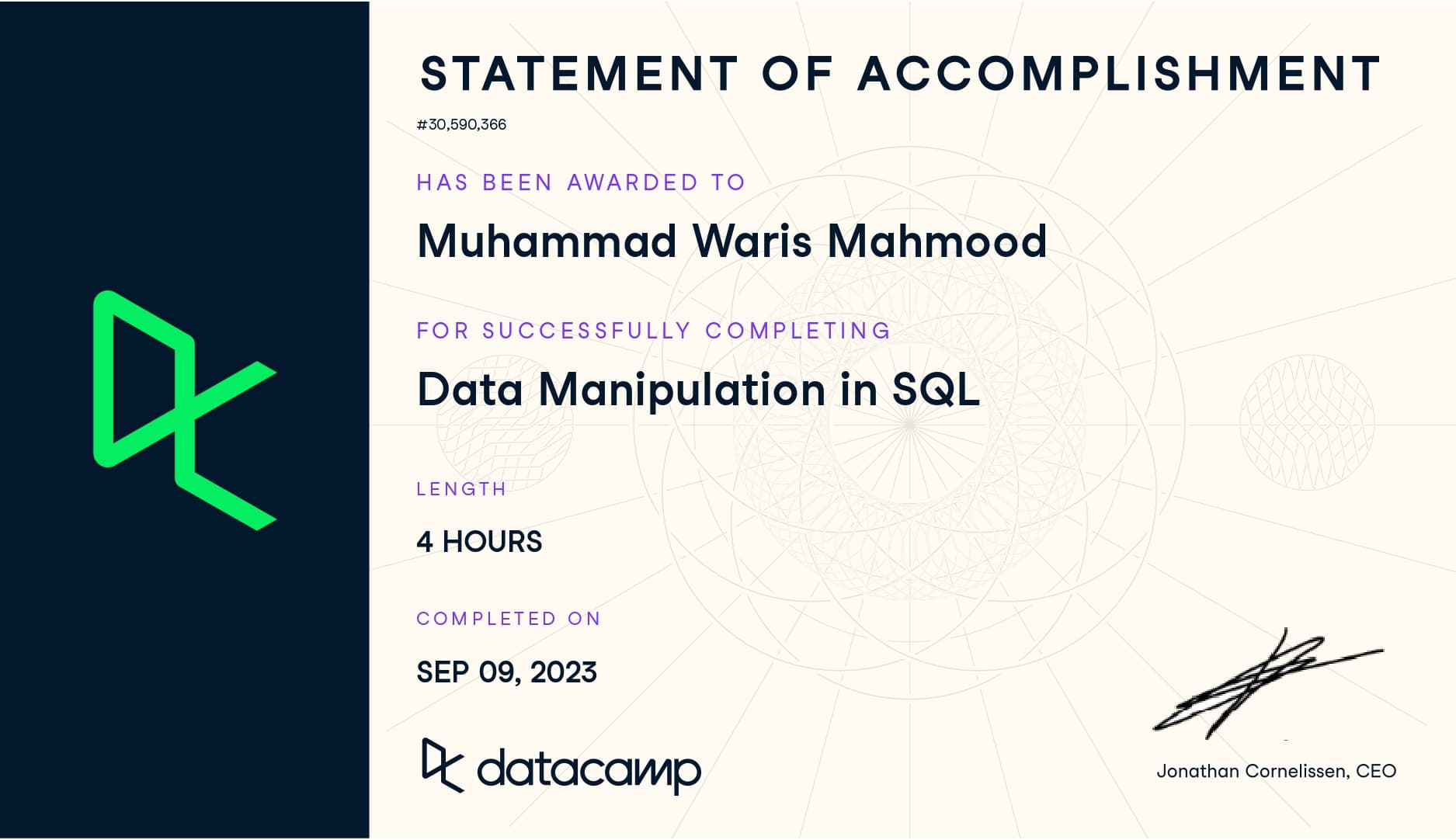 Data Manipulation in SQL